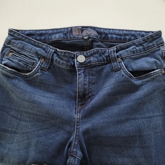 Kut from the kloth distressed dark denim jeans - Picture 4 of 8